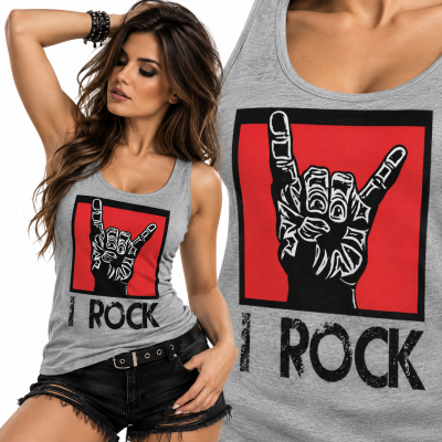 TANK TOP DAMSKI HORROR ROCK